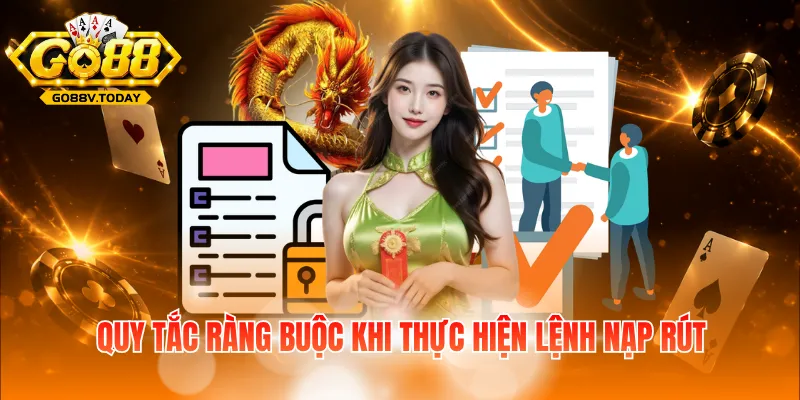 Quy tắc ràng buộc khi thực hiện lệnh nạp rút