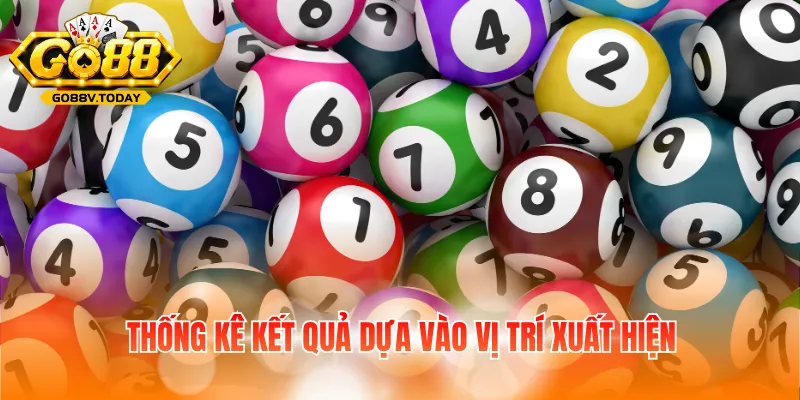 Thống kê kết quả dựa vào vị trí xuất hiện